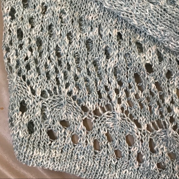 St. John Crocheted Draped Sweater, Size La… - Picture 6 of 8